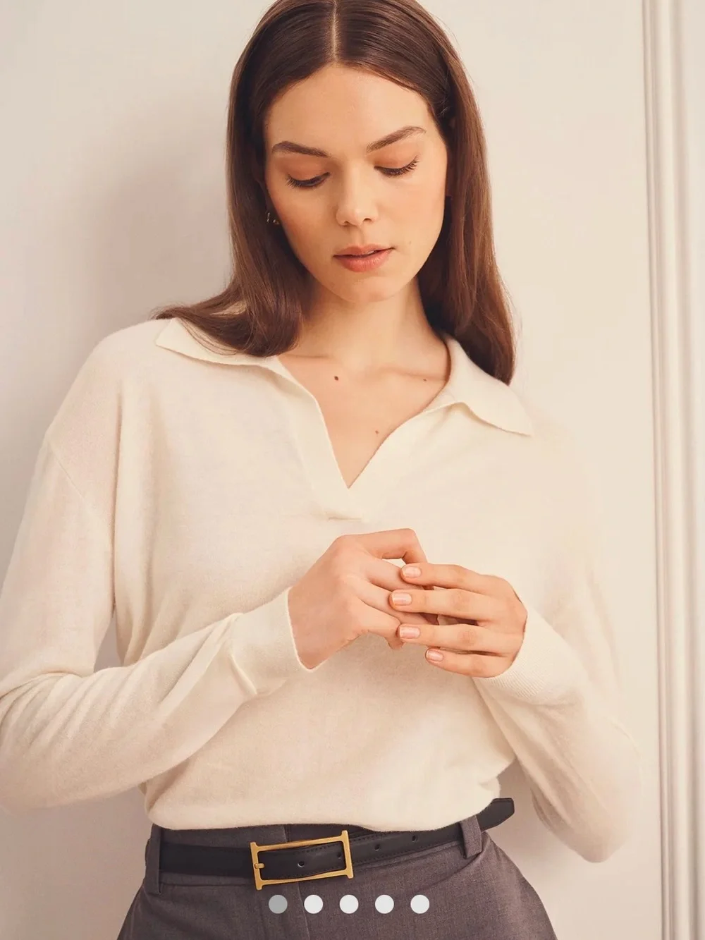 NAADAM cashmere polo